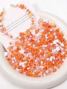 30g Mini Acrylic Beads Randomly Mixed Heart Shape, Bow, Spacer Beads For Bracelet Making DIY Mobile Phone Chain Earring Jewelry Handmade Accessories [Size: 2.5-10mm] - 2.5-10mm Mini Beads - View 6
