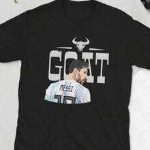 Messis T-Shirt Messis Tshirt Lionel Messis Shirt Messis T Shirt Leo Messis Y2k Crew Neck Short-Sleeved T-Shirts, Fan Gifts, Support Merchandise, Retro Style, Street Fashion, Suitable For Various Occasions, Can Be Matched With Parent-Child Outfits, Sister Outfits, Or Brother Outfits, Unisex T-Shirts, Boys' And Girls' T-Shirts. - Black - View 6