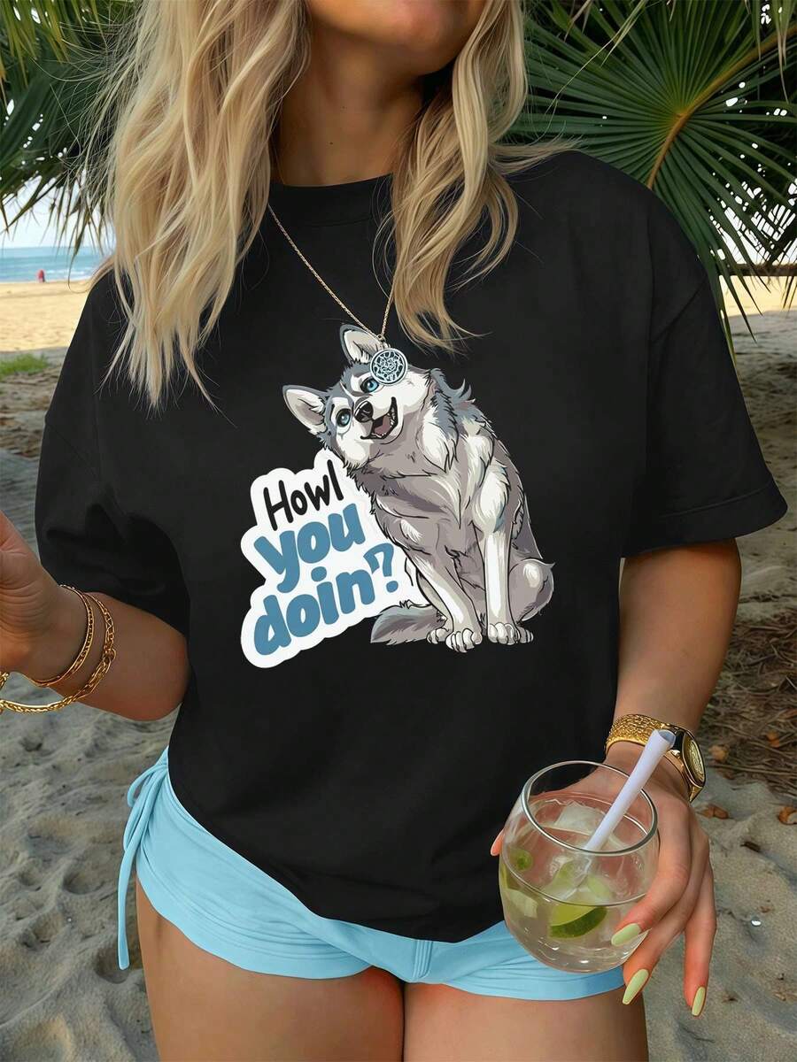 Camisetas femininas - Preto - Ver 1