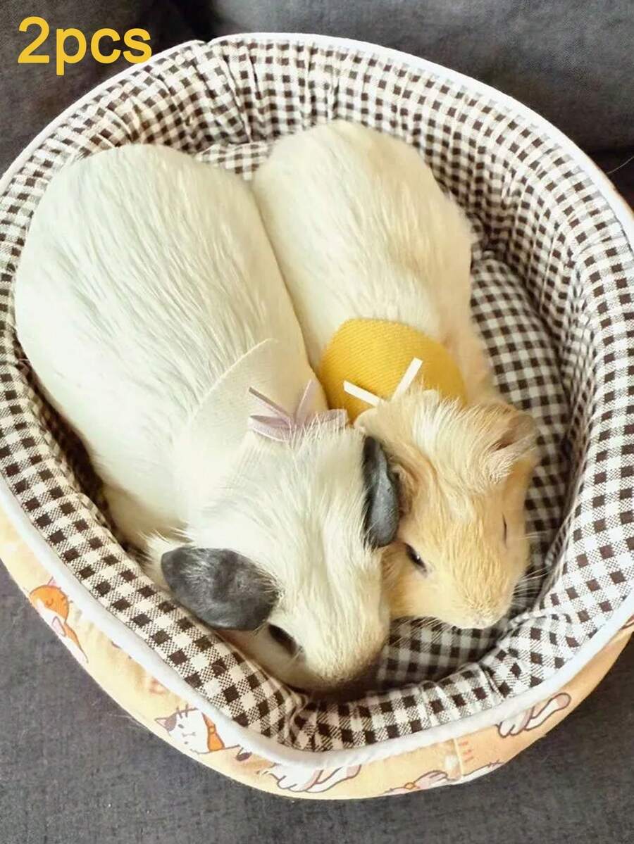 1件装小型宠物领结/三角巾,适用于幼犬、蜥蜴、鸟类、仓鼠、龙猫和其他小型宠物、兔子宠物用品、仓鼠用品、兔子用品、雪貂用品、仓鼠配件、豚鼠、迷你领结 - 彩色 - 查看 1