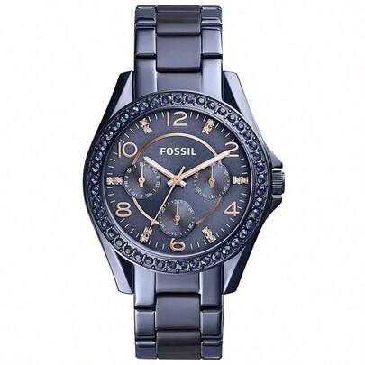 Fossil Riley Multifunction Blue Dial Ladies Watch ES4294