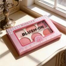 SEVENCOOL Blush-On Palette | 6 Soft And Versatile Shades - 珊瑚粉 - 查看 6