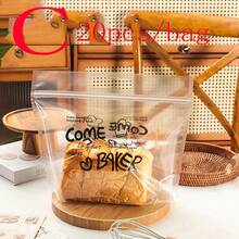 50pcs/Pack Transparent Ziplock Bags With Printed English Letters, Baking, DIY, Cafe, Dessert Shop, Cookies, Candy Packaging - Multicolor - View 19