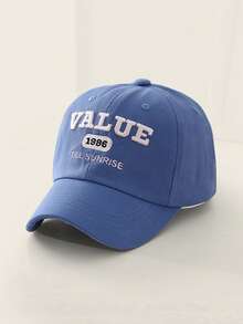 1pc Adjustable Breathable Children Classic Embroidered Baseball Cap, Suitable For Boys And Girls Daily Wear - Embroidered Baseball Cap - View 9