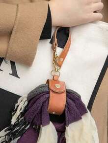 1/2 Pcs Multifunctional Scarf & Glove Storage Clip, Outdoor Portable Bag Hanger, Hat & Towel Organizer Strap,Keychain Accessory, Suitable For Women's Handbags, Ideal For Outdoor Travel And Cycling Storage - Multicolor - View 1