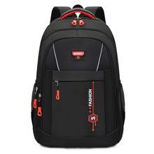 2026 New Fashion Extra Large Capacity Student Backpack, Outdoor Hiking Bag, Classic Versatile Casual Bag - Red - View 13