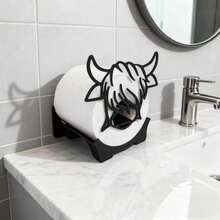 1 set Porte-rouleau de papier toilette autoportant de vache des Highlands, peut ranger les rouleaux de papier toilette, décoratif et pratique, convient pour l'intérieur et l'extérieur, ajoute une atmosphère amusante à la salle de bain, compact et mignon, cadeau idéal pour les fêtes, convient pour les femmes, les mères, les amis, les petites amies et les petits amis. Parfait pour les anniversaires, les mariages, les anniversaires, Pâques, la rentrée, le poisson d'avril et plus encore. - Multicolore - Voir 16