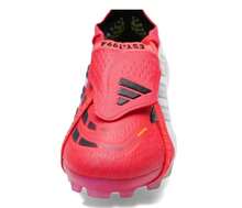 Adidas 男女鞋新款運動鞋人草訓練比賽防滑成人足球鞋AG短釘鞋 - 紅色/黑白色 - 查看 7