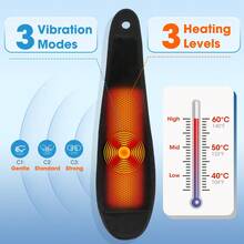Hailicare Air Compression Heating Wrist Massager Multi Modes Cordless Portable Wrist Relief Festival Gift - Black - View 3