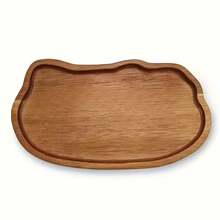 1 pieza Bandeja de madera, Bandeja de almacenamiento de tocador de baño estilo granja, Bandeja organizadora de madera impermeable, Adecuada para dispensador de jabón, fragancia, velas aromáticas, encimera de baño y decoración de cocina - color madera C - Ver 10