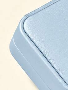 Oirlv Elegant Jewelry Box, Suitable For Organizing Bracelets, Rings, Pendants, Earrings And Necklaces, Great For Home And Travel Use, Ideal Gift For Valentine's Day And Back-To-School, Fashionable Storage Solution For Celebrations And Special Occasions, Making Your Jewelry Collection Stand Out - Blue - View 6