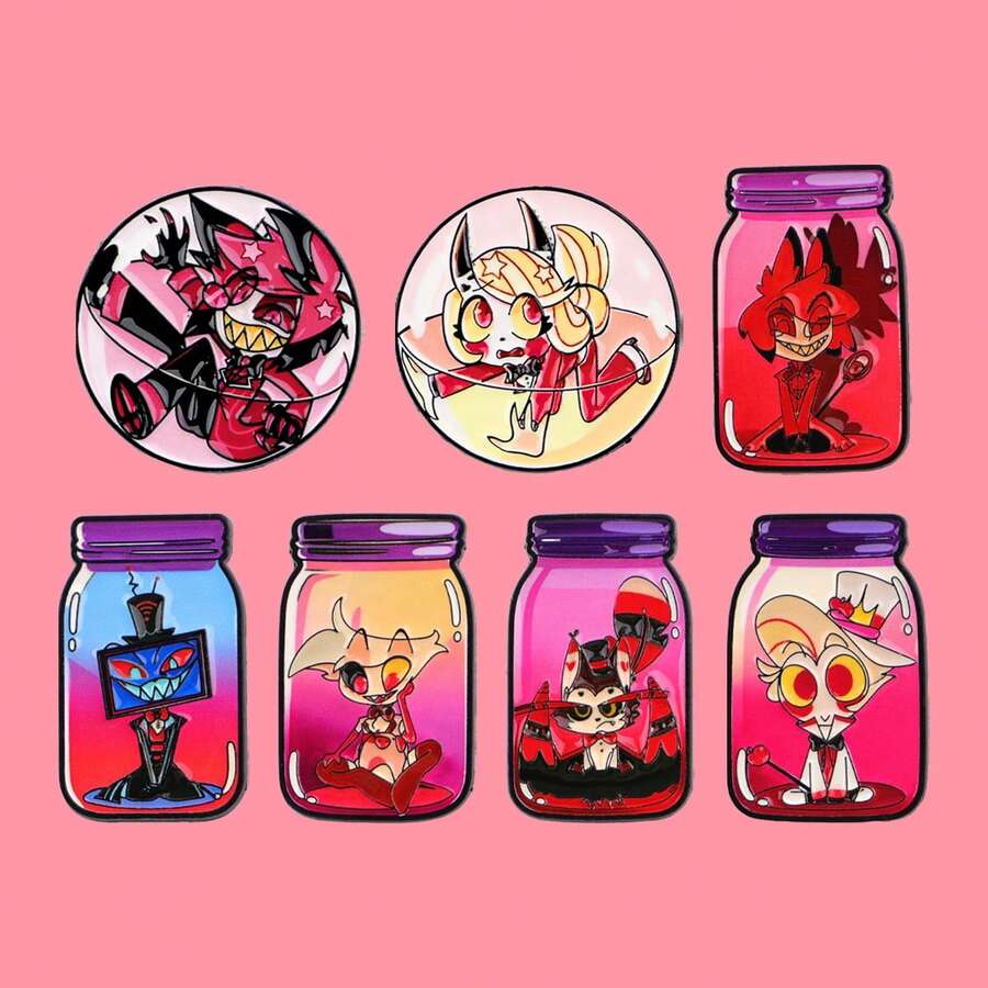 Cute Anime Figures Enamel Pins Cartoon Animals Brooch Pin Lapel Pin Badge On Backpack Clothing Accessories Fashion Jewelry Frineds Gifts