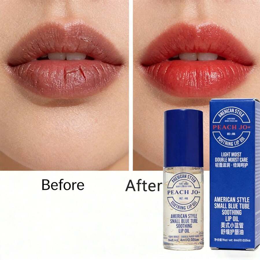 1支4毫升小蓝瓶润唇蜜，玻尿酸保湿性感唇油，淡化唇纹，滋润唇部精华，唇部彩妆液，男女通用唇膏保湿液，去除死皮，舒缓干燥唇部，水润透明，上唇不油腻。深层滋润保湿，快速缓解干燥紧绷。 - 多色 - 查看 1