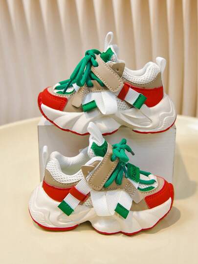 3双装幼儿男女童透气运动鞋，儿童网面运动鞋，婴幼儿休闲鞋，1-12岁，春秋季