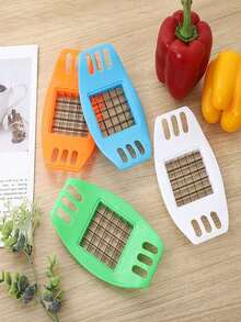 1 cái dụng cụ thái khoai tây, máy cắt khoai tây gia dụng, máy cắt khoai tây chiên, dụng cụ cắt rau củ quả đa năng. - màu sắc ngẫu nhiên - Xem 9