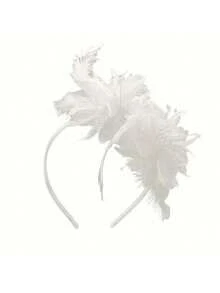 1件优雅女士肯塔基德比帽、茶会帽、婚礼头纱发夹 - 彩色 - 查看 5