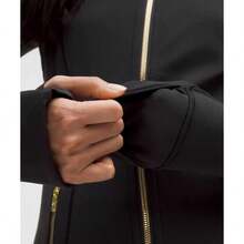 Lululemon Define Jacket Nulu  LW4CD5S - 黑/金 - 查看 2
