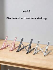 Lenovo ZJA3 Ergonomic Laptop Stand, Aluminum Alloy Adjustable Height, Stable Support, Heat Dissipation, Relieve Fatigue From Prolonged Sitting - View 2