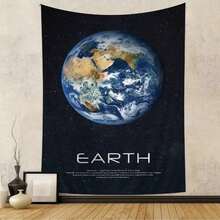 System Planets Anime Tapestry Hippie Flower Wall Carpets Dorm Decor Cheap Hippie Wall Hanging - 1PC - 查看 2