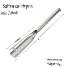 Stainless Steel Multi-Purpose Garden Trowel, Household Gardening Shovel For Planting Flowers, Vegetables, Digging Weeds, Transplanting Seedlings - Sharp Shovel - View 7