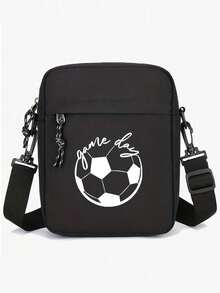 Túi đeo chéo nam cá tính, kiểu dáng mới, chất liệu Oxford, hình vuông nhỏ, họa tiết đầu lâu bạc, tiện dụng cho việc đi làm hàng ngày, đựng điện thoại đeo vai. - Nhiều màu - Xem 12