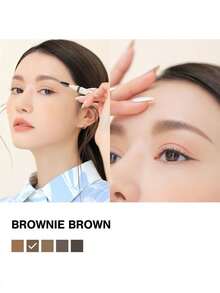 3CE 130mg/0.0046oz Deep Brown Eyebrow Pencil, Smooth Texture, Flat Tip Design For Easy Shaping And Filling, Natural Hair-Like Feel, Waterproof And Smudge-Proof, Built-In Spoolie Brush, Suitable For Beginners, Korean Eyebrow Makeup, K-Beauty - Deep Brown - View 9