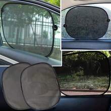Bộ 2 tấm che nắng cửa sổ trước xe hơi có giác hút, chống tia UV, cách nhiệt, chắn nắng. - 2 tấm lưới che nắng hình bầu dục - Xem 10