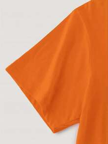 春季和夏季超寬鬆上衣,100%棉質上衣,女士短袖T卹,趣味字母標語圖案印花,純色圓領,柔軟舒適,日常休閒,街頭服飾,y2k,beach,graduation, vacation,top,summer,spring,t shirt,gym,sport,party top,blouse,romwe, fors,spring,t shirt,gym,sport,party top,blouse,romwe, fors,, g 只, 顆粒,Fai, 光damen,frühling outfit,jersey,ropa invierno de mujer,verano mujer,趣味T卹,vacation, beach,casual,,cute tops,top negros,top blanco,tops verano,primavera mujefits,carnival,top size woman,valentijn,carnaval,top verano,音樂節,橘色上衣 - 橘色 - 查看 4