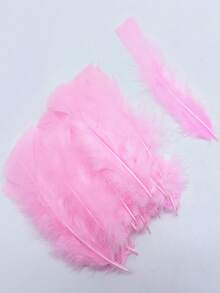 1 Pack Of 20 Pieces Flat Fluffy Turkey/Chicken Feathers Diy Eventaille For Needlework Decor Plume Clothes Accessories Plumas 10-18cm - G - View 15