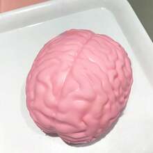 1个2026新款超大号巨型大脑减压挤压玩具 - 慢回弹大脑橡皮泥挤压玩具，可释放情绪，可塑形 - 生日礼物、理想礼物、惊喜礼物、节日礼物、情侣礼物、圣诞礼物、游戏爱好者精致礼物、挤压玩具、减压必备品 - 彩色 - 查看 4