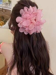 1 pieza/2 piezas Pinza de acetato totalmente cubierta de rhinestones, Pinza de pelo de alta gama con rhinestones, Accesorio de pelo tipo pinza, Accesorio de pelo casual para otoño e invierno para mujer para looks de vacaciones - Multicolor - Ver 8