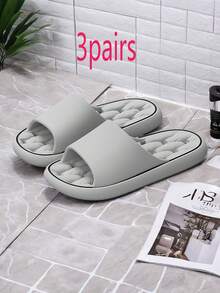 防水速干室内浴室拖鞋,男女通用夏季家居淋浴防滑情侣凉鞋 - 拖鞋 - 查看 19