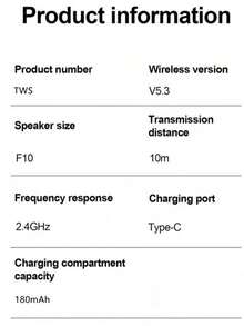 New Wireless Bluetooth Earphones With Noise Reduction, High Sound Quality, High Appearance Value, Long Battery Life, In-Ear Design, Universal Fit - View 8
