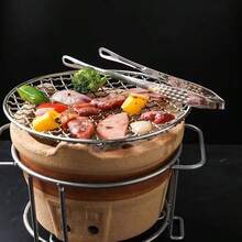 2件套不锈钢多功能食品夹，烧烤夹、面包夹、冰块夹，耐热，适用于家庭厨房、餐厅、露营，现代流线型设计 - A - 查看 6