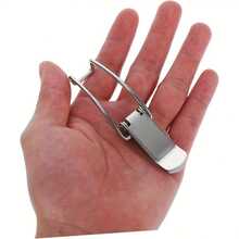 8pcs Heavy Duty Spring Latch Locks, Suitable For Wooden Crates, Engineering Water Tanks, Tool Boxes, Metal Drum Lids - 8pcs - View 3