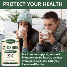 Colostrum Capsules - 1000 Mg Colostrum And 150 Mg Immunoglobulins Per Serving - Support A Healthy Immune System, 120 Capsules - 1 Bottle - View 3