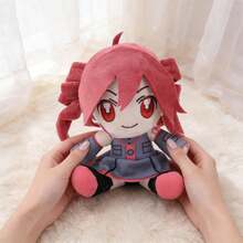 BLUESLEMON 20cm/7.87in Sitting Plush Doll Keychain, Cotton Plush Virtual Singer Anime Girl Peripheral - Multicolor - View 8