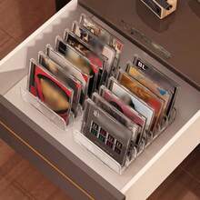 Clear Acrylic CD Storage Rack, CD Display Stand Holds Up To 14 Standard CD Cases, For Media Rack Storage And Organization - Clear - View 6