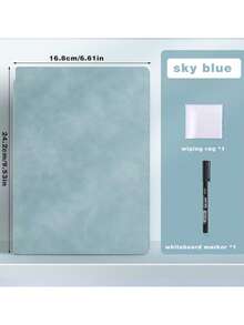 1 cuốn sổ tay tái sử dụng chất lượng cao, sổ nháp cho học sinh/trẻ em, sổ giấy nháp A5, bảng lập kế hoạch công việc/mục tiêu (tẩy màu ngẫu nhiên). Sổ tay bảng trắng tái sử dụng A5 thời trang di động độc quyền mùa tựu trường: Sổ lập kế hoạch hàng tuần, sổ ghi nhớ giả da, tặng kèm bút bảng trắng và khăn lau. - Nhiều màu - Xem 11