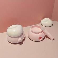 [Mini Reusable Lip Mask Storage Box] Portable Transparent Container, Suitable For Lip Masks And Lip Balms - Reusable Mini Cosmetic Container; Perfect For Holding Lip Gloss, Sample Sizes And Travel. Stylish And Reusable Cosmetic Container, A Must-Have Makeup Essential For Travel. - Multicolor - View 7