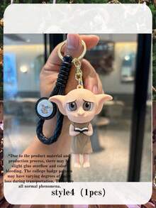 Harry Potter 1件情侣玩偶礼物，钥匙扣挂件，背包挂饰，送给好朋友的最佳节日礼物，派对氛围装饰，完美派对装饰，家居装饰摆件，完美房间装饰，圣诞礼物，情人节礼物，适合生日庆祝的理想朋友礼物，女士纪念品，可爱美学，情人节礼物，装饰品，家居装饰，情人节礼物 - 彩色 - 查看 4