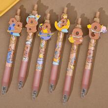 2026 Cute Capybara Pattern A5 Spiral Notebook, Cartoon Stylish Lined Notepad, High-Quality Stationery Gift For Students, Office, Birthday, New Year, Back To School - Multicolor - View 8