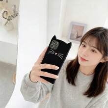 Ốp điện thoại silicon hình tai mèo 3D đáng yêu, mềm mại, chống sốc, thiết kế hoạt hình. - Nhiều màu - Xem 69