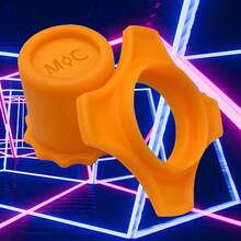 Silicone Microphone Protective Cover, KTV Microphone Windscreen, Anti-Rolling Microphone Protection, Silicone Microphone Cover - Microphone Silicone 2-piece Set, Orange - View 9