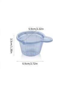 50/100Pcs 40ml Disposable Plastic Cups Dispenser DIY Epoxy Resin Jewelry Accessories Making Tools Equipments Tools Supplies - Blue - View 2