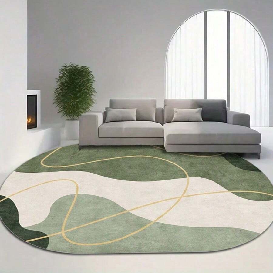 1 tấm thảm tắm lông xù màu xanh ombre, chất liệu nhung pha lê, thảm phòng tắm, thảm cửa ra vào, thảm nhỏ, thảm có thể giặt, trang trí nhà cửa, thảm trải sàn, thảm ngoài trời, thảm phòng ngủ. - Nhiều màu - Xem 1