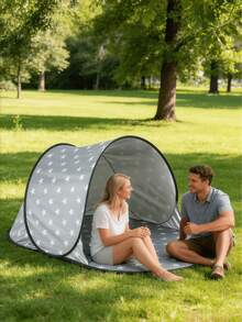 Lều bãi biển tự động bung UPF50+, dựng nhanh trong 30 giây, nhẹ, che nắng, lều bãi biển đa chức năng di động phù hợp cho cắm trại gia đình, người đam mê hoạt động ngoài trời, nơi trú ẩn ngoài trời bền bỉ, thích hợp cho cắm trại bãi biển, lễ hội âm nhạc, hoạt động sân vườn, thiết bị cắm trại tự động bung, vật dụng cần thiết cho cắm trại. - Nhiều màu - Xem 11