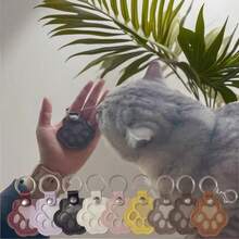 1/3/10pcs Leather Pet Hair Storage Keychain, Creative Pet Fur Collection Charm, Cute Cat Dog Hair Bag Pendant - Multicolor - View 1