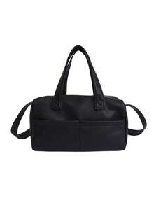 Women's Casual Versatile Commuter Shoulder Bag - Black - View 10