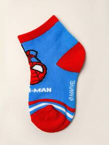 Marvel 1/5/10 Pairs Kids Superhero Socks, Boys Mid-Calf Socks, Korean Cartoon Autumn/Winter Girls Socks, Children & Superhero Character Socks - Multicolor - View 4